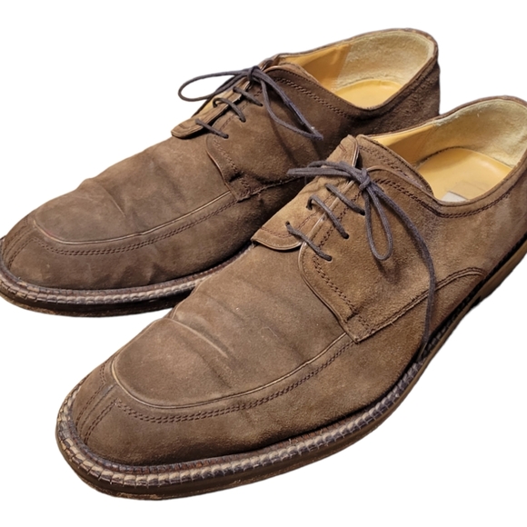 Mens Mezlan Postdam Calfskin Oxford Dress Shoe in Brown